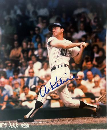 Al Kaline signed Detroit Tigers MLB Licensed 8x10 Photo- Tuff Stuff COA/Show Ticket