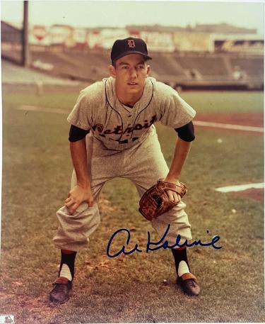 Al Kaline signed Detroit Tigers MLB Licensed 8x10 Photo- Tuff Stuff COA/Show Ticket