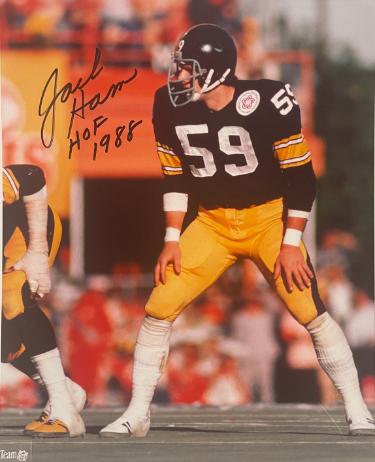 Jack Ham signed Pittsburgh Steelers NFL Licensed 8x10 Photo HOF 1988- Tuff Stuff COA