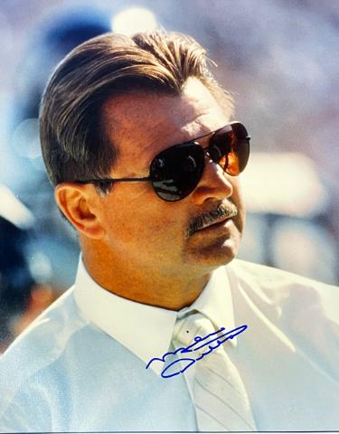 Mike Ditka signed Chicago Bears 8x10 Photo- NFL Alumni, Inc. LOA (HOF/SB Champ)