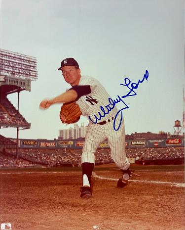 Whitey Ford signed New York Yankees MLB Licensed 8x10 Photo- Tuff Stuff Show COA (HOF/WS MVP/CY)