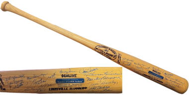 Washington Senators Of Griffith Stadium Reunion Signed LS/H&B Bat 25 Sigs /150-Beckett Killebrew/Lemon/Mincher/Seivers/Vernon