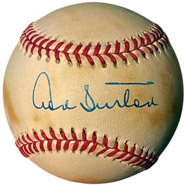 Don Sutton signed RONL Official National League Baseball toned- COA (Los Angeles Dodgers/HOF)