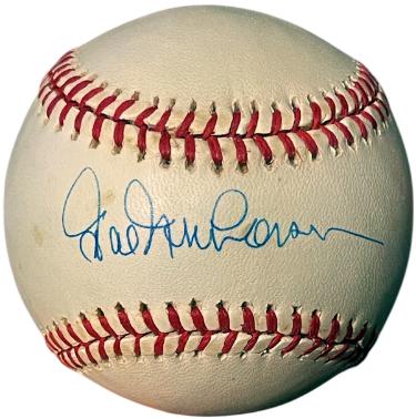 Hal Newhouser signed ROAL Rawlings Official American League Baseball minor tone- COA (Detroit Tigers/Cleveland/HOF)