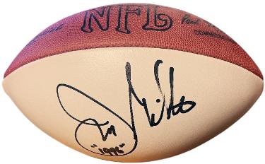 Joe Gibbs signed Ofc Wilson NFL WP Football w/ "1996"- Beckett Review(Washington/HOF/3X SB Champ)