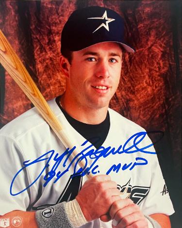 Jeff Bagwell signed Houston Astros 8x10 MLB Licensed Photo 94 NL MVP- Tuff Stuff LOA