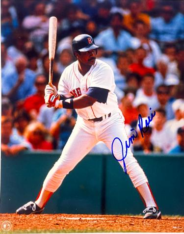 Jim Rice signed Boston Red Sox MLB Licensed 8x10 Photo imperfect- Tuff Stuff COA