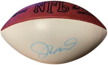 Joe Montana signed OFC Wilson NFL White Panel Leather Football Tagliabue Lt Sig -Beckett (HOF/4XSB Champ/3X MVP) Joe Montana signed OFC Wilson NFL White Panel Leather Football Tagliabue Lt Sig -Beckett (HOF/4XSB Champ/3X MVP)