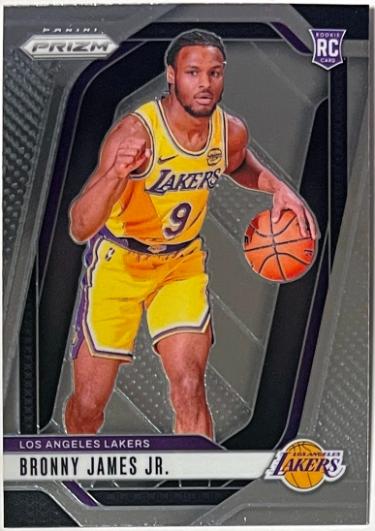 Bronny James 2024-25 Panini Prizm Rookie Card (RC) #243 (Los Angeles Lakers) Bronny James 2024-25 Panini Prizm Rookie Card (RC) #243 (Los Angeles Lakers)