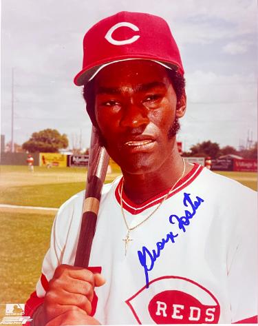 George Foster signed Cincinnati Reds MLB Licensed 8x10 Photo- COA/CSA Show Ticket George Foster signed Cincinnati Reds MLB Licensed 8x10 Photo- COA/CSA Show Ticket
