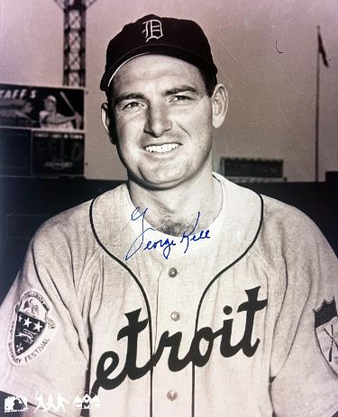 George Kell signed Detroit Tigers MLB Licensed 8x10 Photo imperfect- COA/Show Ticket George Kell signed Detroit Tigers MLB Licensed 8x10 Photo imperfect- COA/Show Ticket