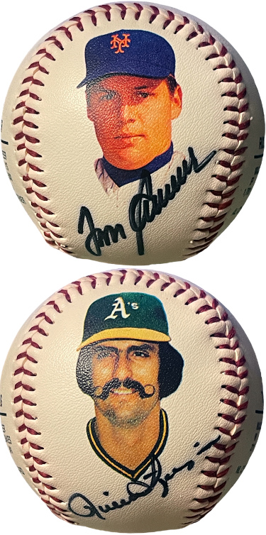 Tom Seaver & Rollie Fingers dual signed Fotoball USA MLB Baseball- /2300- Fotoball USA COA Tom Seaver & Rollie Fingers dual signed Fotoball USA MLB Baseball- /2300- Fotoball USA COA