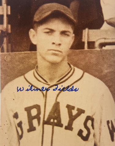 Wilmer Fields signed Homestead Grays 8x10 Photo imperfect- COA/CSA Show Ticket/Photo Wilmer Fields signed Homestead Grays 8x10 Photo imperfect- COA/CSA Show Ticket/Photo
