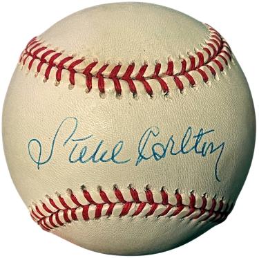 Steve Carlton signed RONL Rawlings Official National League Baseball minor tone- COA (Philadelphia Phillies/HOF) Steve Carlton signed RONL Rawlings Official National League Baseball minor tone- COA (Philadelphia Phillies/HOF)