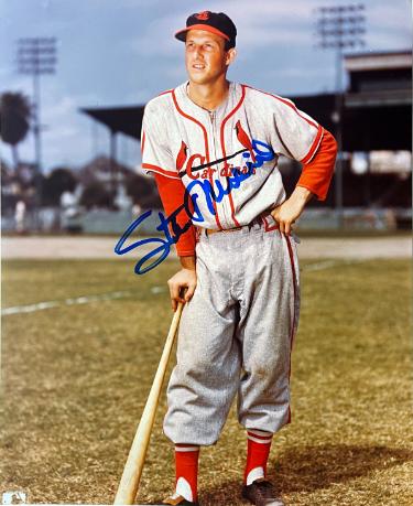 Stan Musial signed St. Louis Cardinals MLB 8x10 Photo- Tuff Stuff COA Stan Musial signed St. Louis Cardinals MLB 8x10 Photo- Tuff Stuff COA