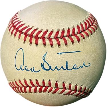 Don Sutton signed RONL Official National League Baseball toned- COA (Los Angeles Dodgers/HOF)