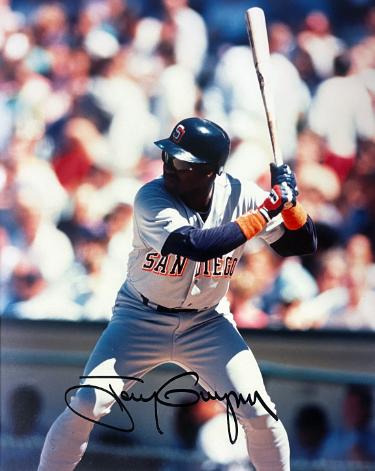 Tony Gwynn signed San Diego Padres 8x10 Photo imperfect- COA (HOF)