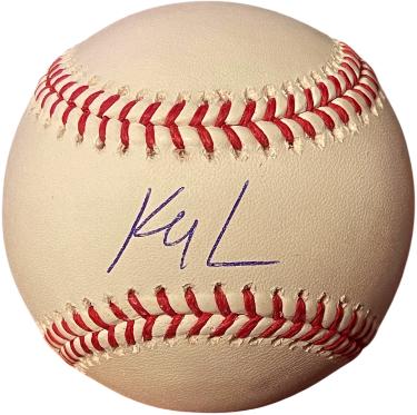 Kyle Lewis signed Rawlings Official Major League Baseball- Fanatics/MLB Holograms (Seattle Mariners/2020 AL ROY)