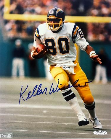 Kellen Winslow signed San Diego Chargers NFL Licensed 8x10 Photo imperfect- Sports World Collectibles Authentication #A13554/COA