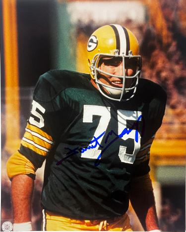 Forrest Gregg signed Green Bay Packers NFL Licensed 8x10 Photo imperfect- COA (HOF)