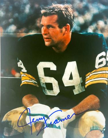 Jerry Kramer signed Green Bay Packers 8x10 Photo imperfect- COA (HOF)