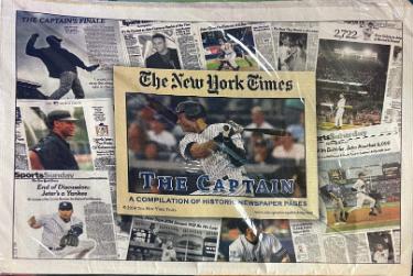 2014 The New York Times Derek Jeter Compilation of Historic Newspaper Pages- NEW