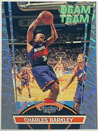 Charles Barkley 1992-93 Topps Stadium Club Beam Team Card #15 (Phoenix Suns)