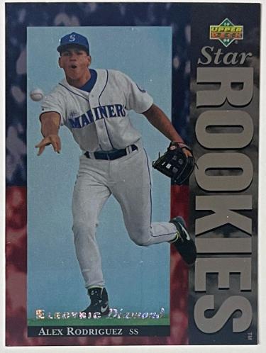 Alex Rodriguez 1994 Upper Deck Electric Diamond Rookie Card (RC) #24 (Seattle Mariners)