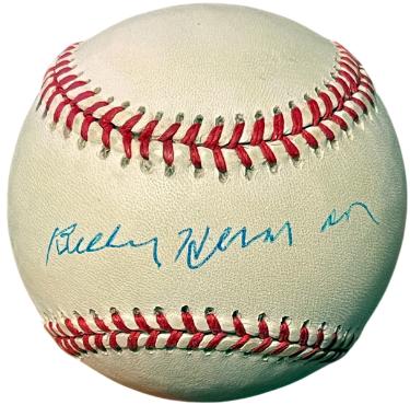 Billy Herman signed Official RONL Rawlings National League Baseball toned- COA (Chicago Cubs/HOF)