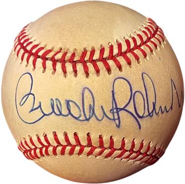 Brooks Robinson signed ROAL Rawlings Official American League Baseball toned- COA (Baltimore Orioles/HOF)