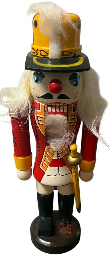 1995 Nutcracker on Ice Skating Event signed by 4- Peggy Fleming/Nicole Bobek/Todd Eldredge/Brian Orser imperfect- COA (9.5" tall