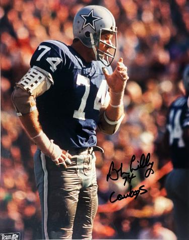Bob Lilly signed Dallas Cowboys NFL Licensed 8x10 Photo #74- CSA COA/Show Ticket