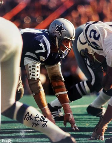 Bob Lilly signed Dallas Cowboys NFL Licensed 8x10 Photo #74- CSA COA/Show Ticket