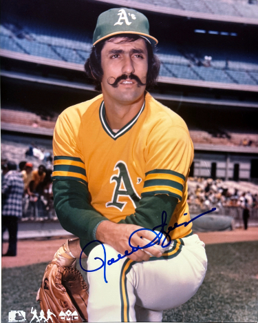 Rollie Fingers signed Oakland A's MLB Licensed 8x10 Photo minor dings- Stacks of Plaques COA (HOF)