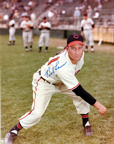 Bob Lemon signed Cleveland MLB Licensed 8x10 Photo minor dings- COA (HOF)