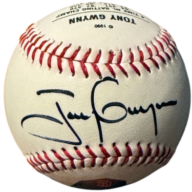 Tony Gwynn signed Fotoball USA MLB Baseball- /1000- Fotoball USA COA (San Diego Padres/HOF)