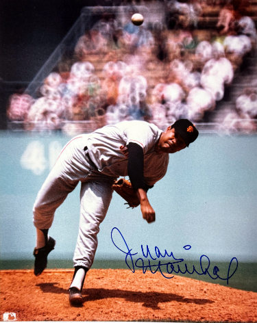 Juan Marichal signed San Francisco Giants MLB Licensed 8x10 Photo minor dings- COA (HOF)