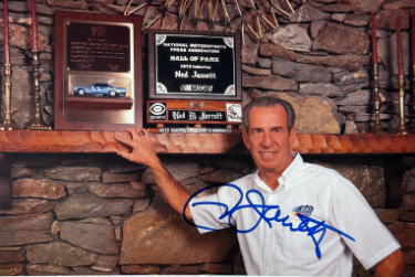 Ned Jarrett signed NASCAR Hall of Fame 5x7.5 Photo- Tuff Stuff COA
