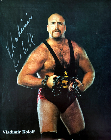 Vladimir Koloff signed ECW/SMW/WCW Wrestling 8x10 Photo minor dings- COA