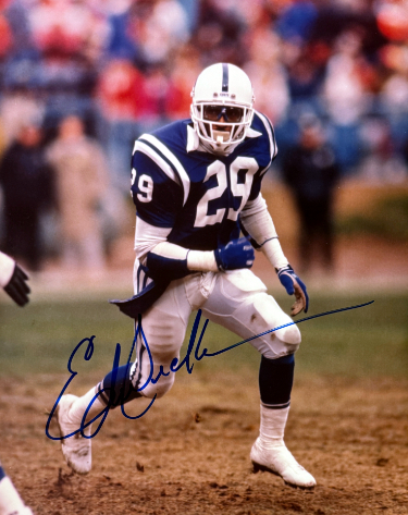 Eric Dickerson signed Indianapolis Colts 8x10 Photo- NFL Alumni LOA (HOF)