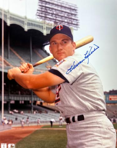 Harmon Killebrew signed Minnesota Twins MLB Licensed 8x10 Photo- COA/Show Ticket/Photo (HOF)