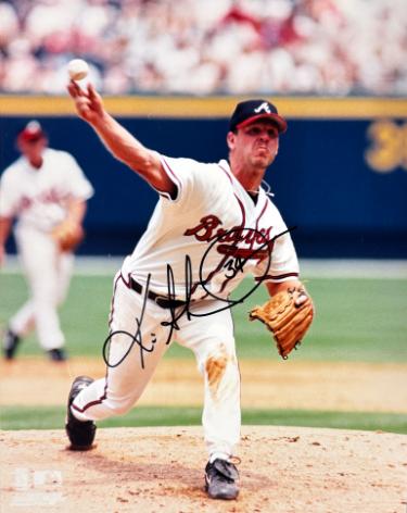 Kevin Milwood signed Atlanta Braves MLB Licensed 8x10 Photo #34 minor dings- Tuff Stuff COA/Show Ticket