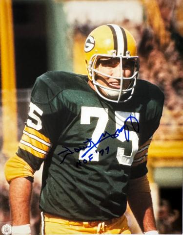 Forrest Gregg signed Green Bay Packers NFL Licensed 8x10 Photo HOF 77 minor dings- COA/Show Ticket