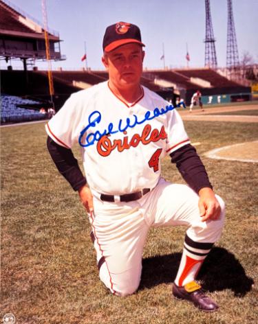 Earl Weaver signed Baltimore Orioles MLB Licensed 8x10 Photo minor dings- Tuff Stuff LOA/Show Ticket (HOF/Coach)