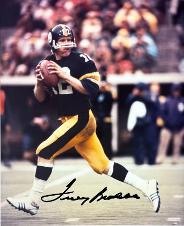 Terry Bradshaw signed Pittsburgh Steelers 8x10 Photo minor dings- NFL Alumni LOA (HOF)