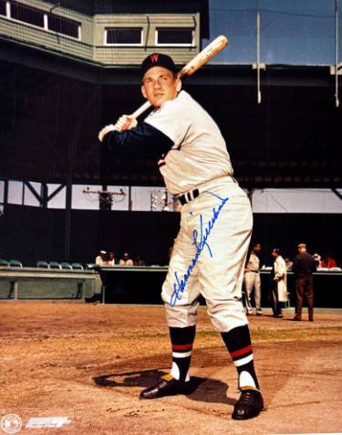 Harmon Killebrew signed Washington Senators MLB 8x10 Photo minor dings- COA (HOF)