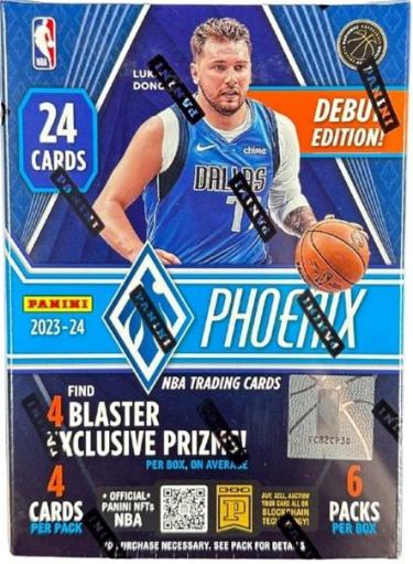 2023-24 Panini Phoenix Debut NBA Basketball Blaster Box- 24 Cards/6PK/6CPP