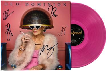 Old Dominion Band Signed 2025 Barbara Album Blush Pink Vinyl Record LP  COA Matthew Ramsey/Rosen/Sellers/Sprung/Tursi
