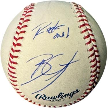 Bucky Covington signed Official Rawlings Major League Baseball ROCK ON!- COA (American Idol)