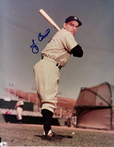 Yogi Berra signed New York Yankees MLB Licensed 8x10 Photo minor dings- Tuff Stuff COA (HOF/10X WS Champ)